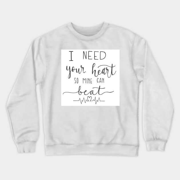 Beating Heart Crewneck Sweatshirt by nicolecella98